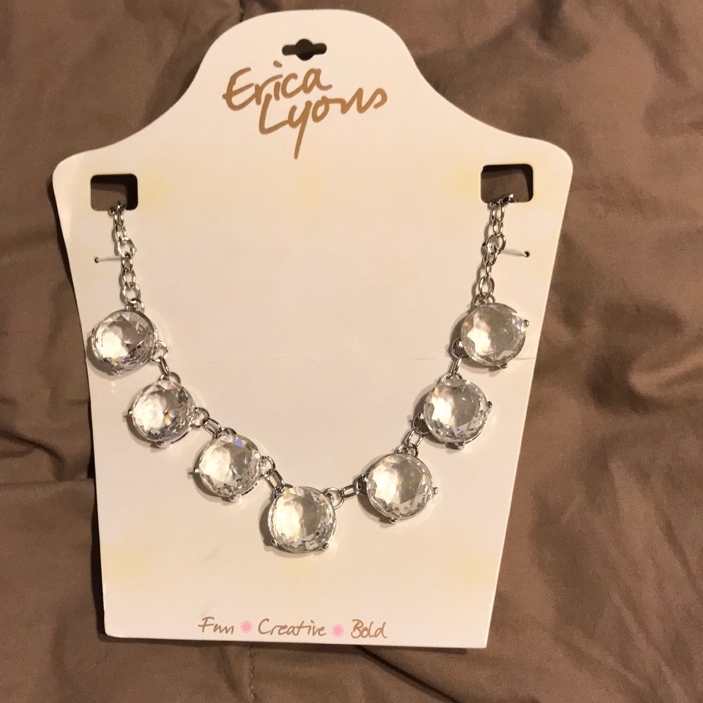 Beautiful chunky glass necklace